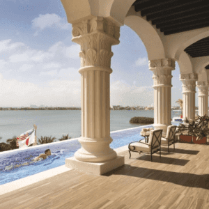 O Simplemente Relajarse En La Playa Privada En Cancun, Mexico